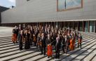 Foto de familia de la Orquesta Sinfónica de Navarra.