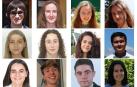 Algunos de los alumnos con mejores calificaciones de la EvAU 2021 en Navarra