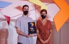 Martxel Rodríguez recibe el Premio Promoción del Talento Artístico con "una alegría muy grande"