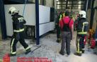 El polvo de metal provocó un incendio en una nave industrial en Lakuntza