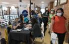 Imagen de algunos de los asistentes a la Feria del Empleo Ribera Talent celebrada este jueves.
