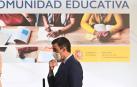 El presidente del Gobierno, Pedro Sánchez en el acto de homenaje a la comunidad educativa.