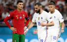 El pulso entre Cristiano Ronaldo y Benzema deja a Portugal tercera