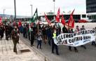 Manifestación en protesta por el bloqueo de la negociación del convenio.