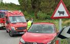 Un conductor herido en una salida de vía en la N-121 en Pitillas