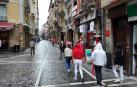 Imagen de la calle Estafeta, este 6 de julio de 2021.