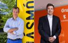 El consejero delegado de Más Móvil, Meinrad Spenger (i), y el consejero delegado de Euskaltel, José Miguel García.