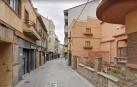 Calle Ugarte de Tudela, donde se ha producido el incendio.