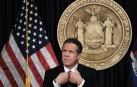 Andrew Cuomo durante una rueda de prensa