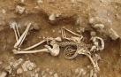 Imagen de los restos que serían de un soldado romano