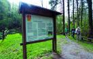 Comienzo de las rutas en el parque natural del Señorío de Bértiz