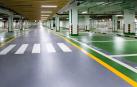 Imagen de un parking vacío.