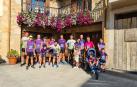 Pese a que por segundo año la Carrera Solidaria fue virtual, un grupo de corredores se reunió en Ziordia.