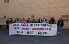Concentración de las trabajadoras de la Real Casa de la Misericordia.