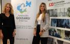 La directora de Goizargi, Rakel Mateo (izda.), y la psicóloga sanitaria del Hospital San Juan de Dios, Paula Jiménez, en la presentación de la VIII Jornada sobre el Duelo