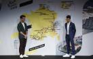 Mark Cavendish yJulian Alaphilippe, en el acto de presentación de la próxima edición del Tour de Francia