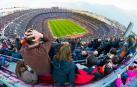 Vista general del estadio de FC Barcelona durante un partido de La Liga de 2015.