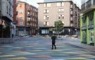 Vista de la calle Río Urrobi, también peatonalizada dentro del plan para mejorar la Milagrosa
