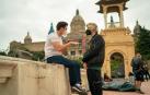Imagen de El Rubius durante el rodaje de la nueva película de Tom Holland