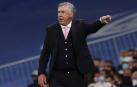 Carlo Ancelotti, en el partido contra Osasuna
