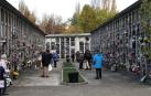 El cementerio de Pamplona, este domingo