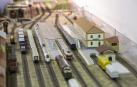 Maqueta de trenes del Centro de Interpretación del Ferrocarril y las Vías Verdes de Navarra
