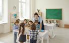 Niños en clase
