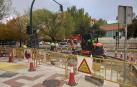 La maquinaria ya trabaja en el nuevo vial ciclista, que arranca en el cruce con la calle Sancho Ramírez y avanzará hacia la plaza de Europa