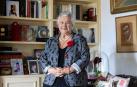 Arantzazu Ametzaga, en un rincón de su casa en Alzuza