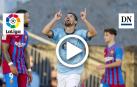 Nolito celebra su gol ante el Barcelona