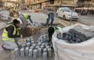 Uno de los momentos críticos de la obra comenzó el 2 de noviembre con la construcción del paso de peatones en la avenida de Zaragoza, que tendrá 14 metros de ancho
