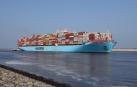 El portacontenedores Mogens de la compañía Maersk en el puerto de Rotterdam en septiembre de 2021