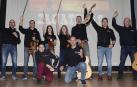 El Mariachi Zacatecas en los ensayos que realizaron en el centro cultural de Ayerbe, antes de los conciertos de este fin de semana