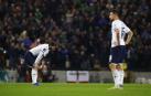 Desolación en los jugadores italianos tras no superar a Irlanda y saber que jugarán la repesca