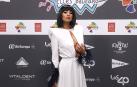 Sofía Ellar posa en el photocall de los 40 Music Awards 2021