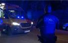 Servicios de emergencias en el lugar del atropello en Madrid