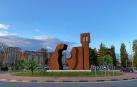 Imagen de la escultura en homenaje a Sabicas que se instalará a la entrada de Pamplona