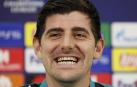 Thibaut Courtois, en la rueda de prensa previa al partido del Real Madrid contra el Sheriff