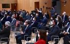 Decenas de representantes de las empresas e instituciones navarras asistieron al I Foro de Multinacionales en Navarra,  organizado por Navarra Capital en colaboración con el Gobierno de Navarra y CEN