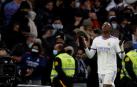 Imagen del jugador del Real Madrid Vinícius en un momento del partido