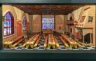 Galería de exposición de belenes en Baluarte.