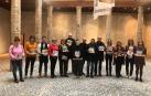 Autores e ilustradores, mostrando los ejemplares publicados dentro de la colección. La presentación se realizó en el Palacio del Condestable.