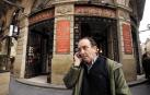 Jesús Riaño, en acción, en las calles de Burdeos antes del partido que Osasuna jugó en la UEFA de 2007.