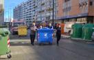 Tareas de limpieza en Tudela