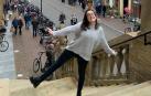Lucía Gastón Lorente en una excursión a Leiden, ciudad holandesa con casi 30 km de canales.