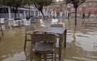 San Adrián durante las inundaciones / Montxo A.G.