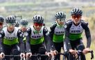 Los corredores del Kern Pharma, en el entrenamiento de ocho horas.