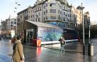 Carpa de la propuesta interactiva 'Reflejos' en la avenida de Carlos III