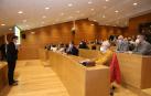 Álex Uriarte se dirige a los asistentes a la asamblea anual de AEDIPE, en la que se presentó el informe
