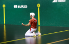 Javier Urriza, tras ganar su séptimo título de Parejas